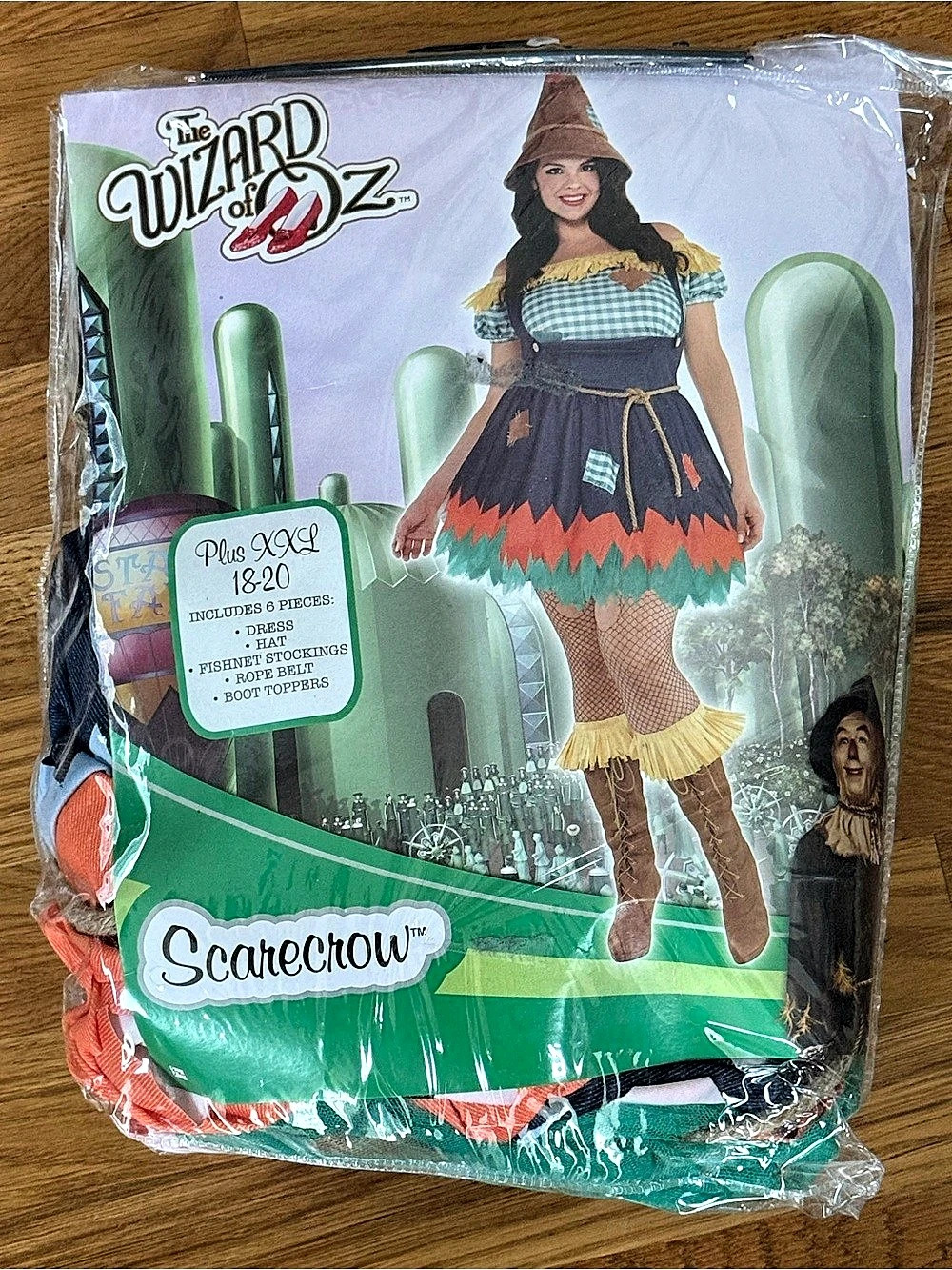 Wizard of Oz Scarecrow costume Halloween Costume Womens XXL